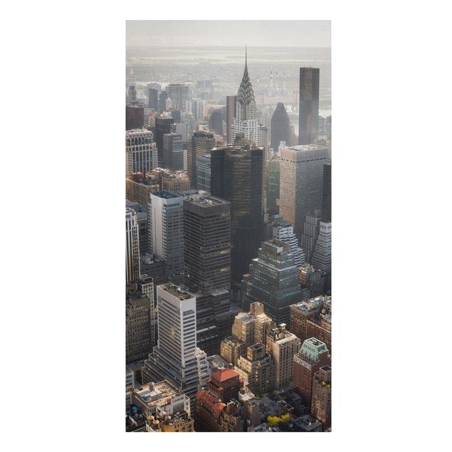 Leinwandbild - Vom Empire State Building Upper Manhattan NY - Hochformat 2:1
