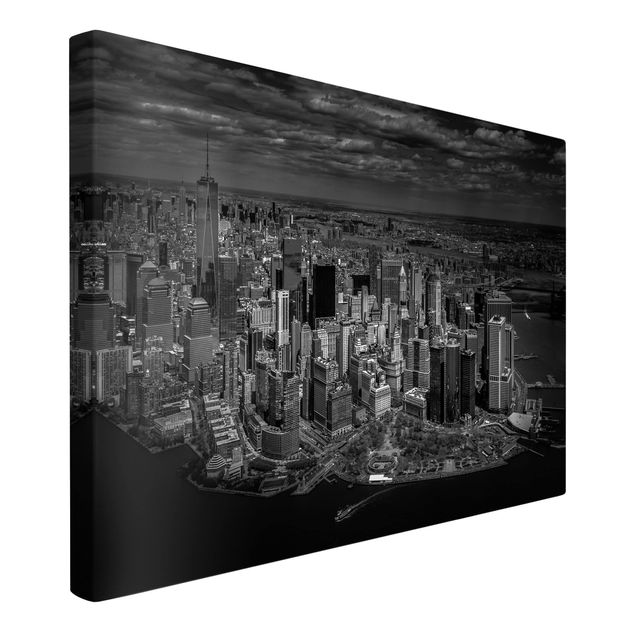 Leinwandbild - New York - Manhattan aus der Luft - Querformat 2:3