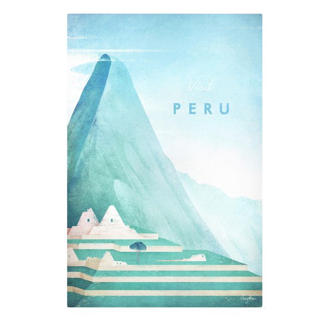 Leinwandbild - Reiseposter - Peru - Hochformat 3:2