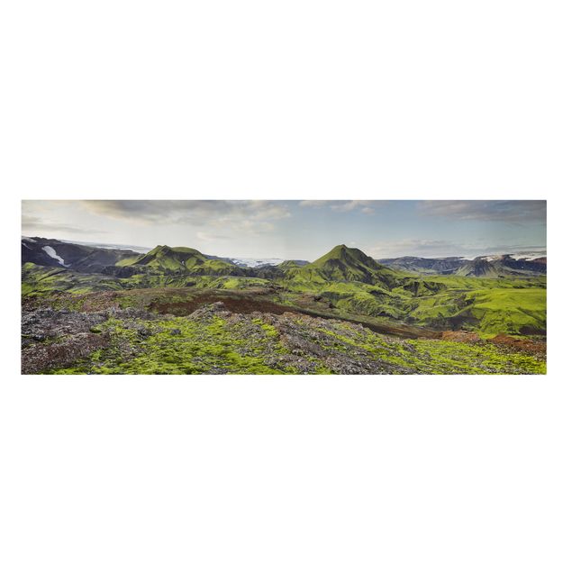 Leinwandbild - Rjupnafell Island - Panorama 1:3