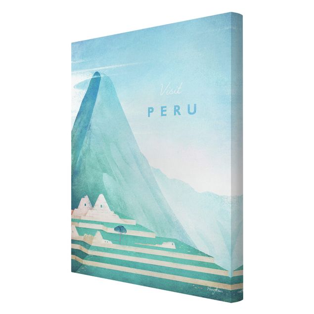 Leinwandbild - Reiseposter - Peru - Hochformat 3:2