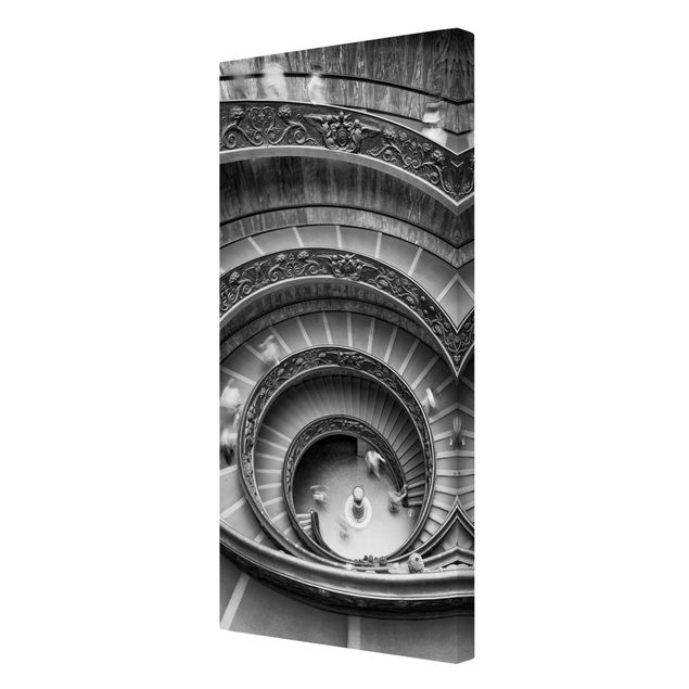 Leinwandbild - Bramante Treppe - Hochformat 1:2