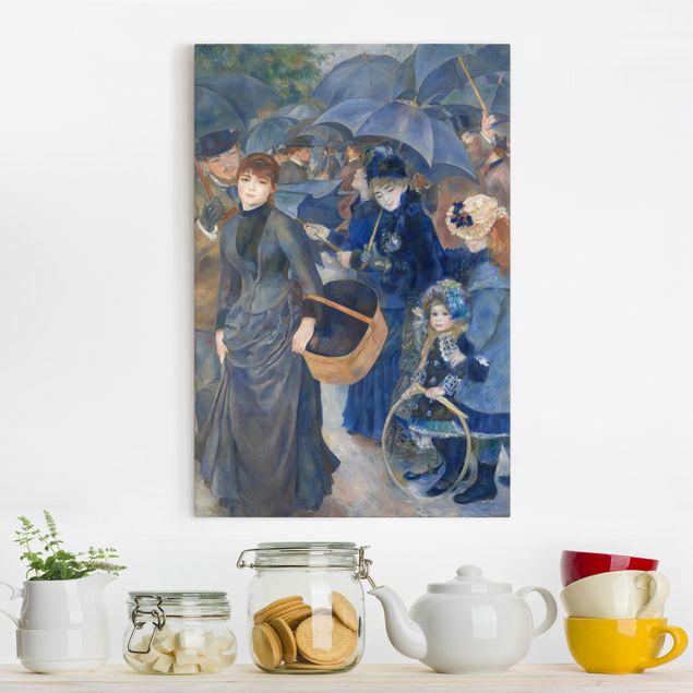 Leinwandbild - Auguste Renoir - Die Regenschirme - Hoch 2:3