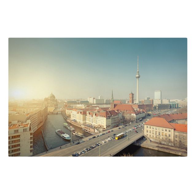 Leinwandbild - Berlin am Morgen - Quer 3:2