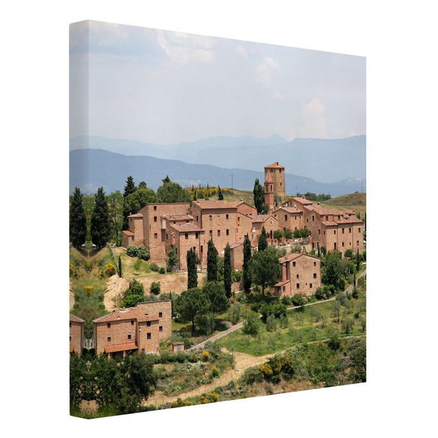 Leinwandbild - Charming Tuscany - Quadrat 1:1