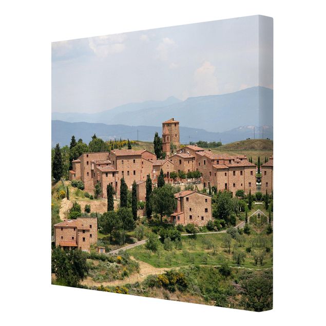 Leinwandbild - Charming Tuscany - Quadrat 1:1