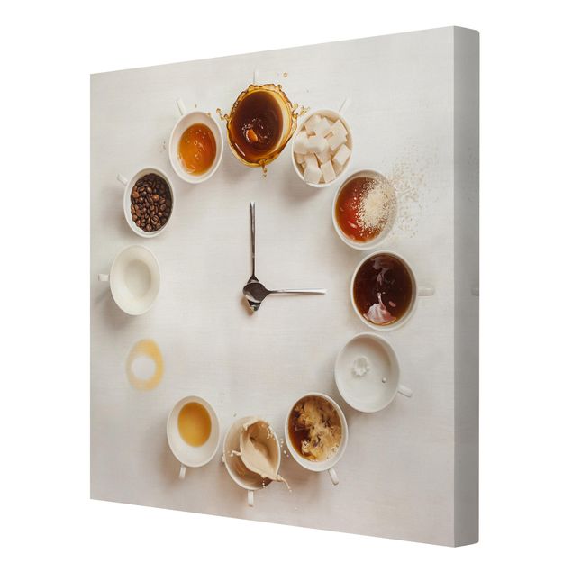 Leinwandbild - Coffee Time - Quadrat 1:1