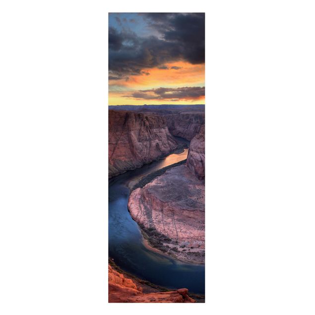 Leinwandbild - Colorado River Glen Canyon - Panorama Hoch