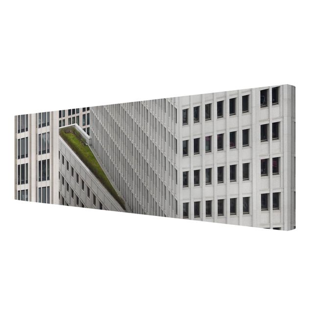 Leinwandbild - Das grüne Element - Panorama Quer
