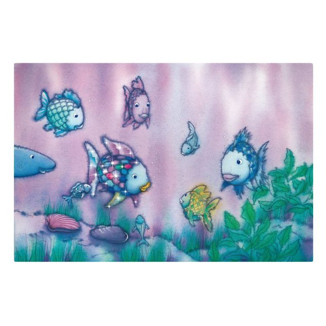 Leinwandbild - Der Regenbogenfisch - Unterwasserparadies - Quer 3:2