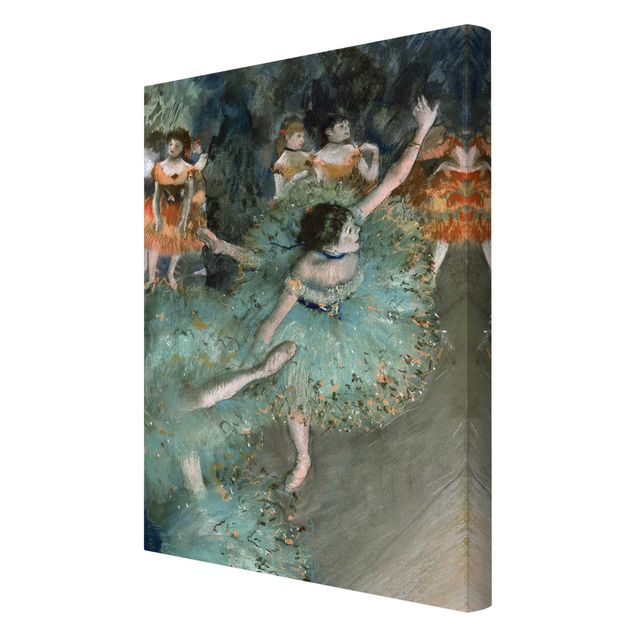 Leinwandbild - Edgar Degas - Tänzerinnen in Grün - Hoch 2:3
