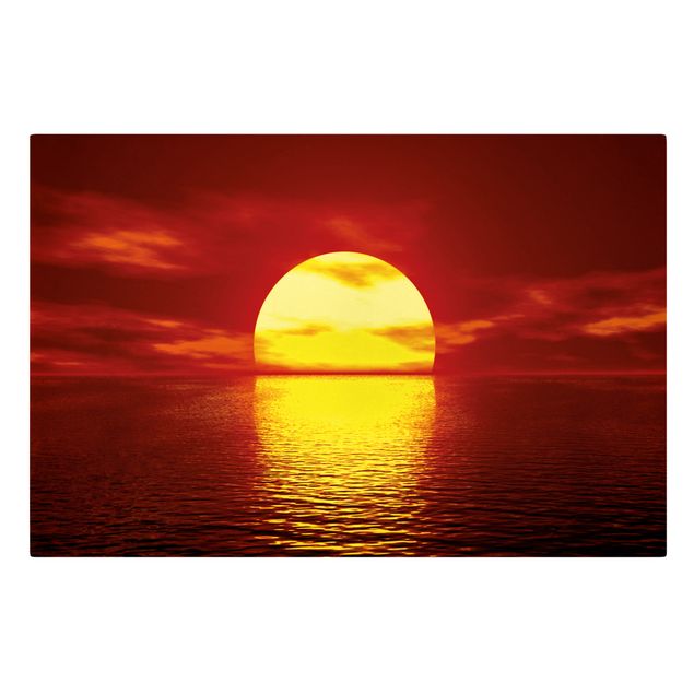 Leinwandbild - Fantastic Sunset - Quer 3:2