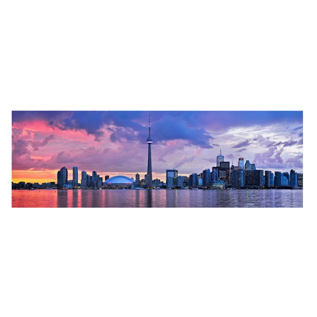 Leinwandbild - Fascinating Toronto - Panorama Quer