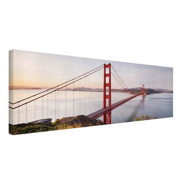 Leinwandbild - Golden Gate Bridge in San Francisco - Quer 3:2