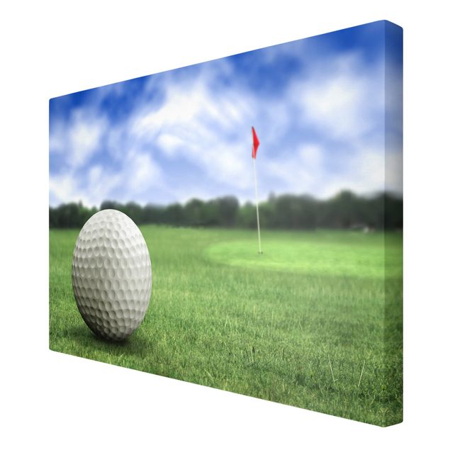 Leinwandbild - Golfball - Quer 3:2