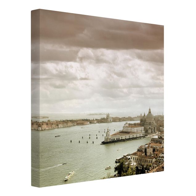 Leinwandbild - Lagune von Venedig - Quadrat 1:1