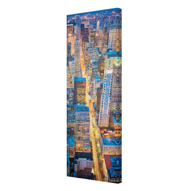 Leinwandbild - Midtown Manhattan - Panorama Hoch