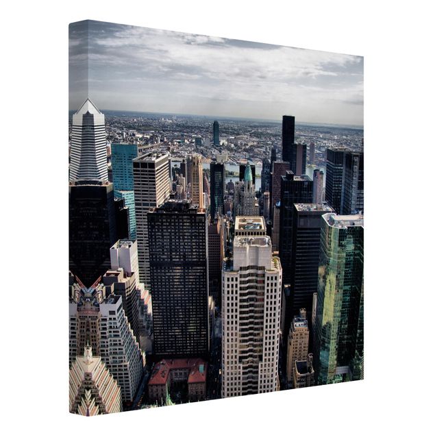 Leinwandbild - Mitten in New York - Quadrat 1:1