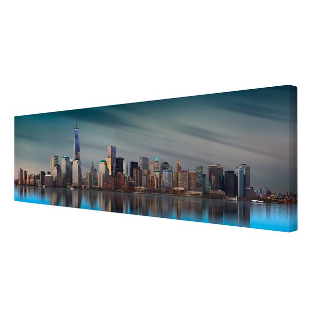Leinwandbild - New York World Trade Center - Panorama Quer