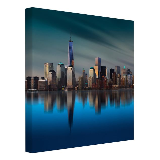 Leinwandbild - New York World Trade Center - Quadrat 1:1