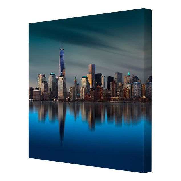 Leinwandbild - New York World Trade Center - Quadrat 1:1
