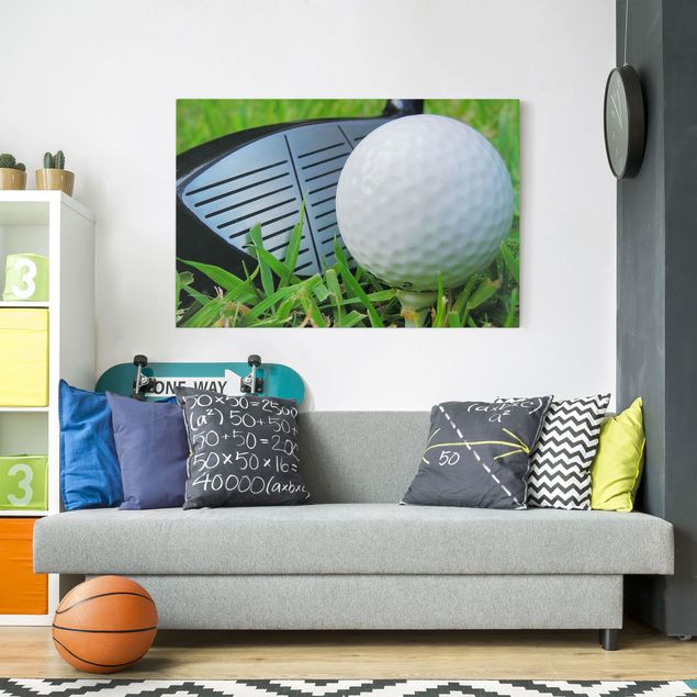 Leinwandbild - Playing Golf - Quer 3:2