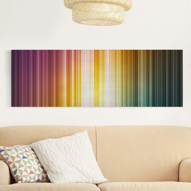 Leinwandbild - Rainbow Light - Panorama Quer