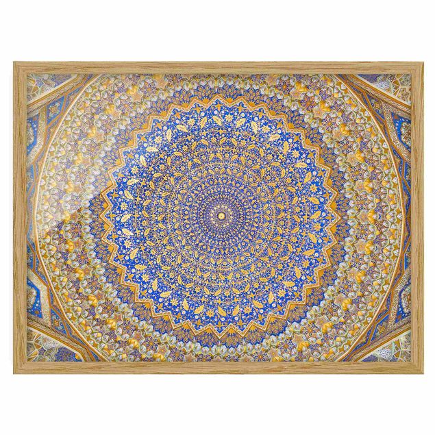Bild mit Rahmen - Dome of the Mosque - Querformat 3:4