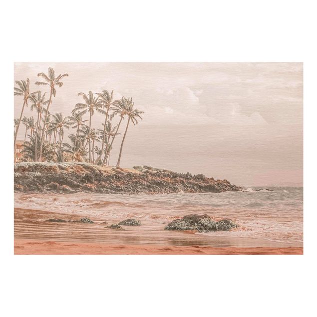 Glasbild - Aloha Hawaii Strand - Querformat