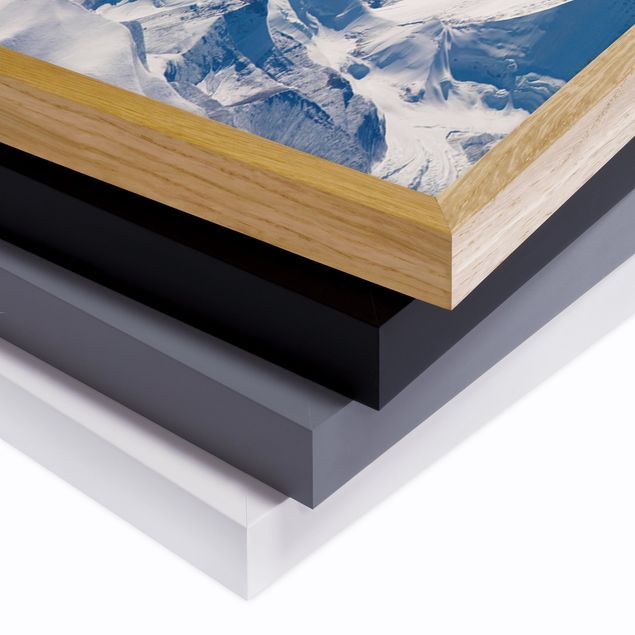 Bild mit Rahmen - Mount Everest - Panorama Querformat