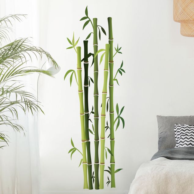 Wandsticker Bambus Bambusstrauch