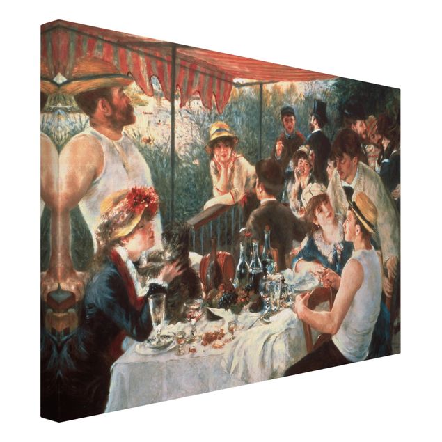 Leinwandbild - Auguste Renoir - Das Frühstück der Ruderer - Querformat 3:4