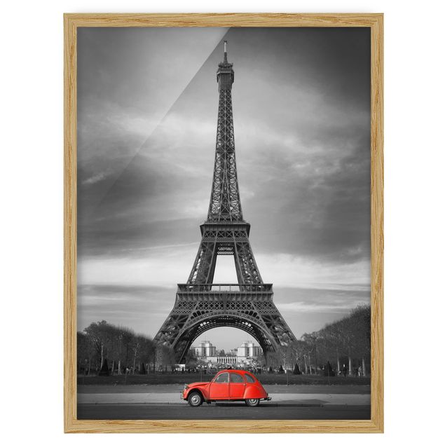Bild mit Rahmen - Spot on Paris - Hochformat 3:4