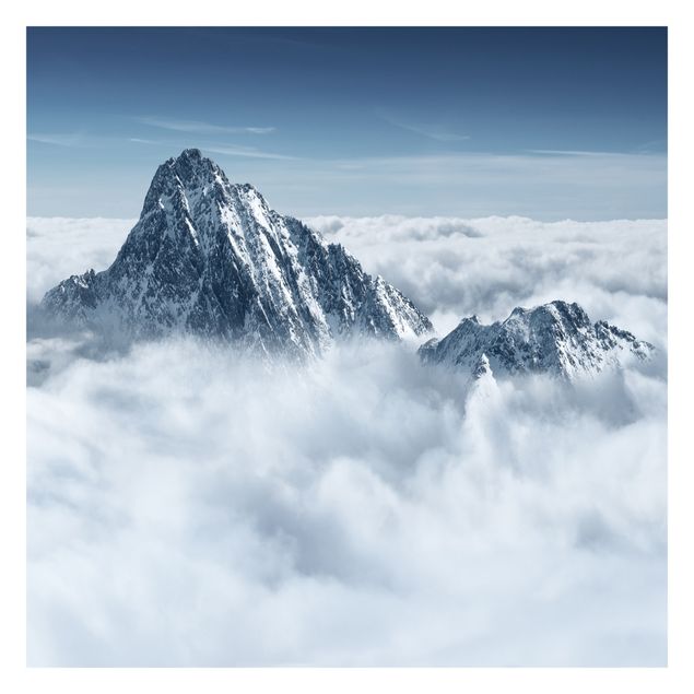 Fototapete - Die Alpen über den Wolken