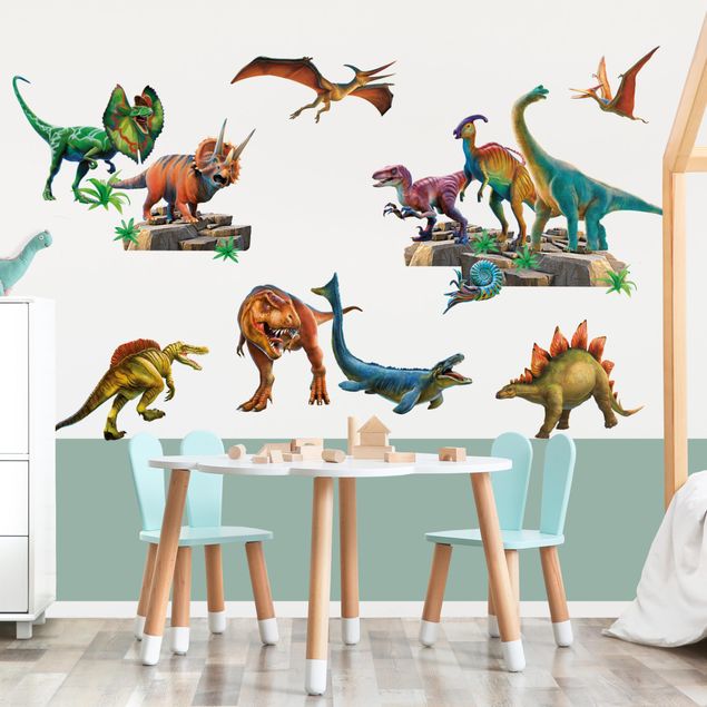 Wandtattoo Dinosaurier Mega Set