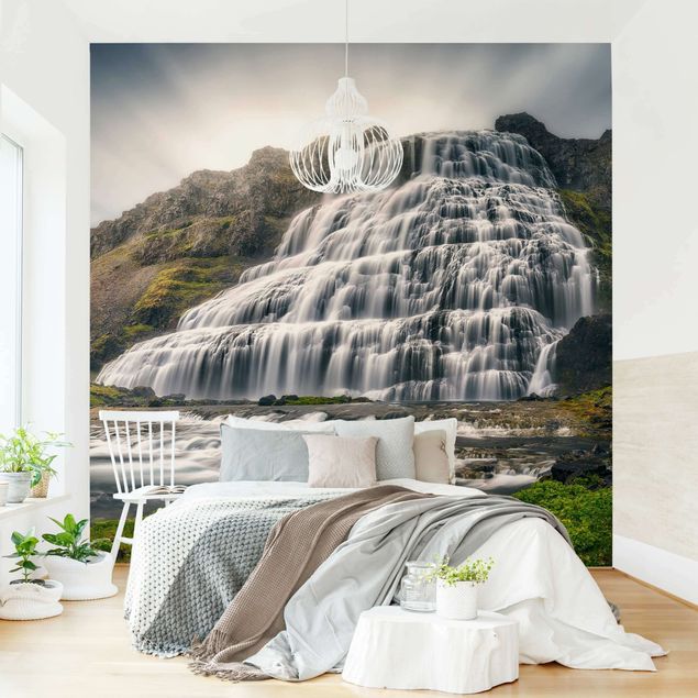Fototapete - Dynjandi Wasserfall