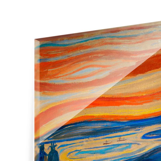 Glasbild - Edvard Munch - Der Schrei - Hochformat 4:3