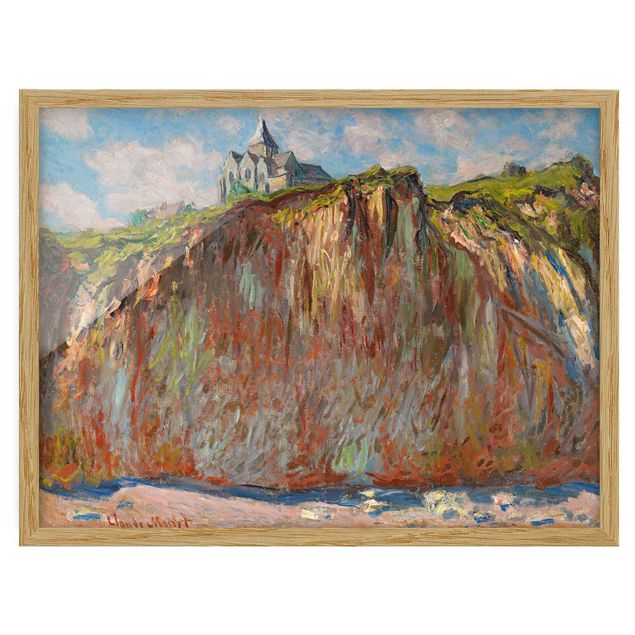 Bild mit Rahmen - Claude Monet - Varengeville Morgenlicht - Querformat 3:4