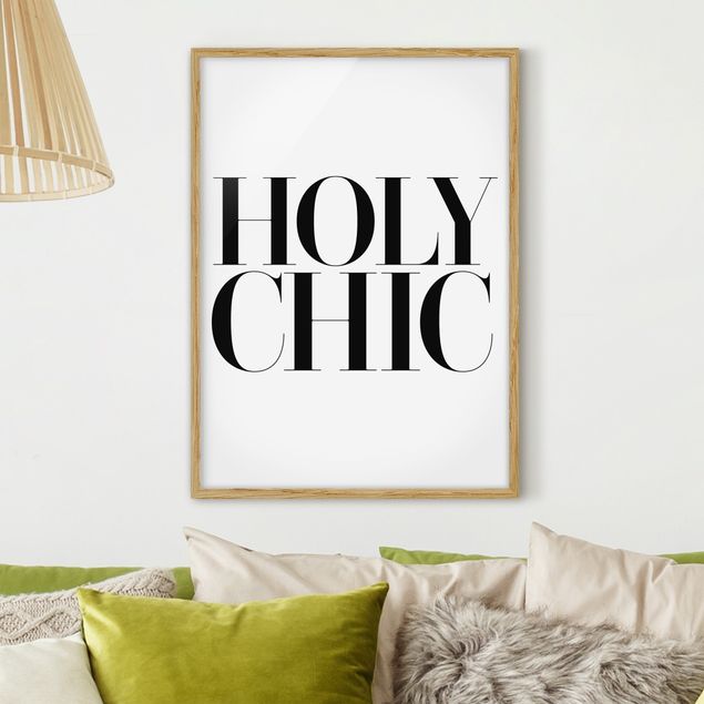 Bild mit Rahmen - HOLY CHIC - Hochformat 3:4