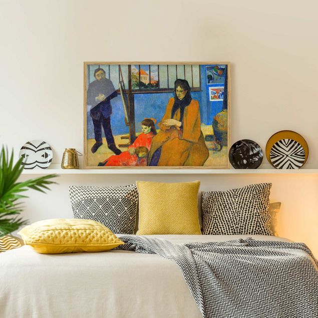 Bild mit Rahmen - Paul Gauguin - Familie Schuffenecker - Querformat 3:4