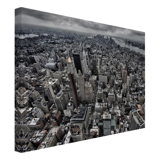 Leinwandbild - Blick über Manhattan - Querformat 3:4