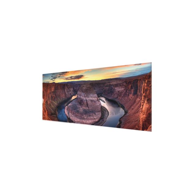 Glasbild - Colorado River Glen Canyon - Panorama Quer