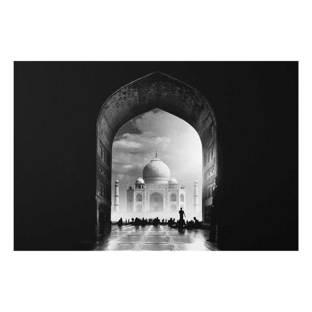 Glasbild - Das Tor zum Taj Mahal - Querformat 2:3