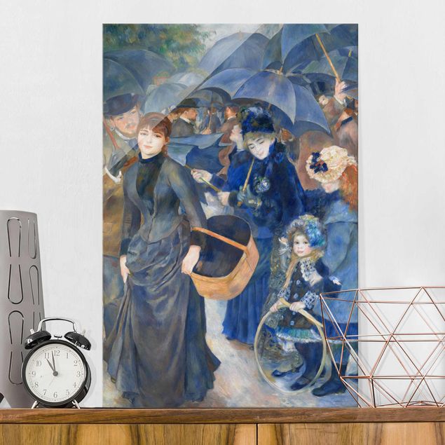Magnettafel Glas Auguste Renoir - Die Regenschirme