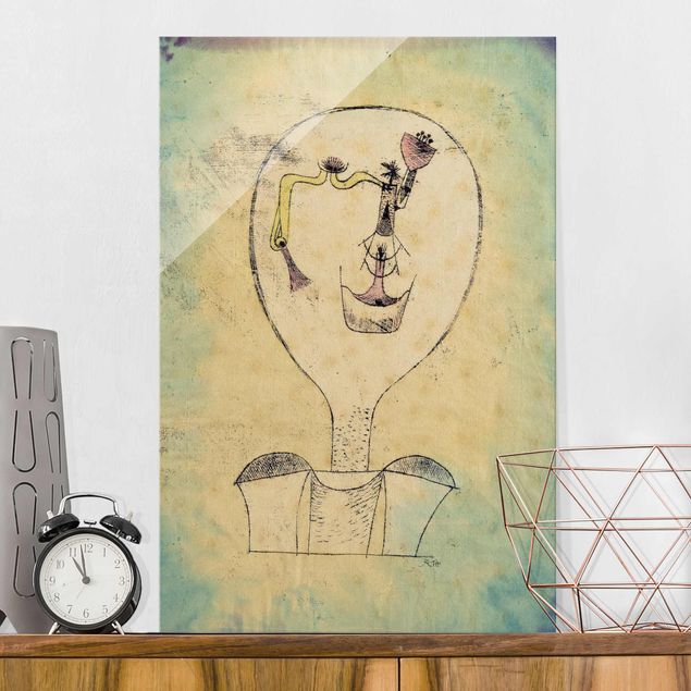 Magnettafel Glas Paul Klee - Die Knospe