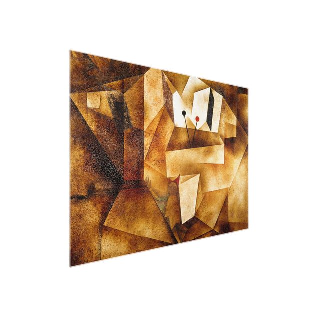 Glasbild - Kunstdruck Paul Klee - Paukenorgel - Expressionismus Quer 4:3