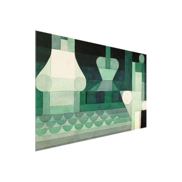 Glasbild - Kunstdruck Paul Klee - Schleusen - Expressionismus Quer 3:2