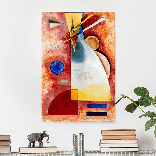 Glas Magnettafel Wassily Kandinsky - Ineinander