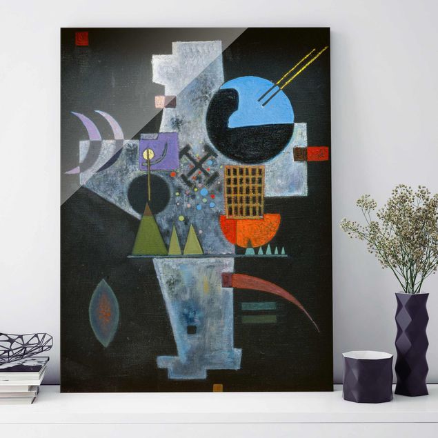 Magnettafel Glas Wassily Kandinsky - Kreuzform
