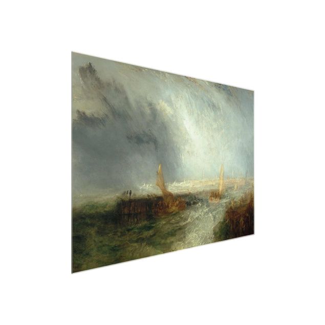 Glasbild - Kunstdruck William Turner - Ostende - Romantik Quer 4:3